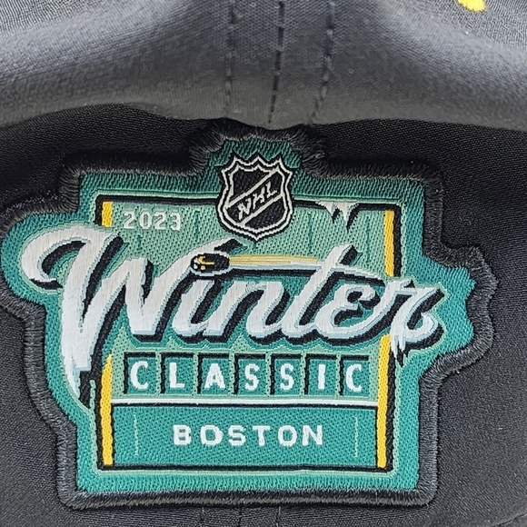 Fanatics Men's Black/Gold Boston Bruins 2023 NHL Winter Classic Flex Hat - Picture 6 of 10
